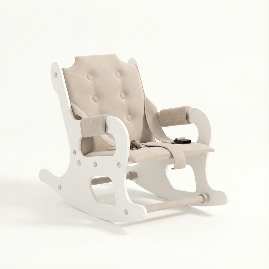 Chaise à bascule pour enfant – Design confort en bois