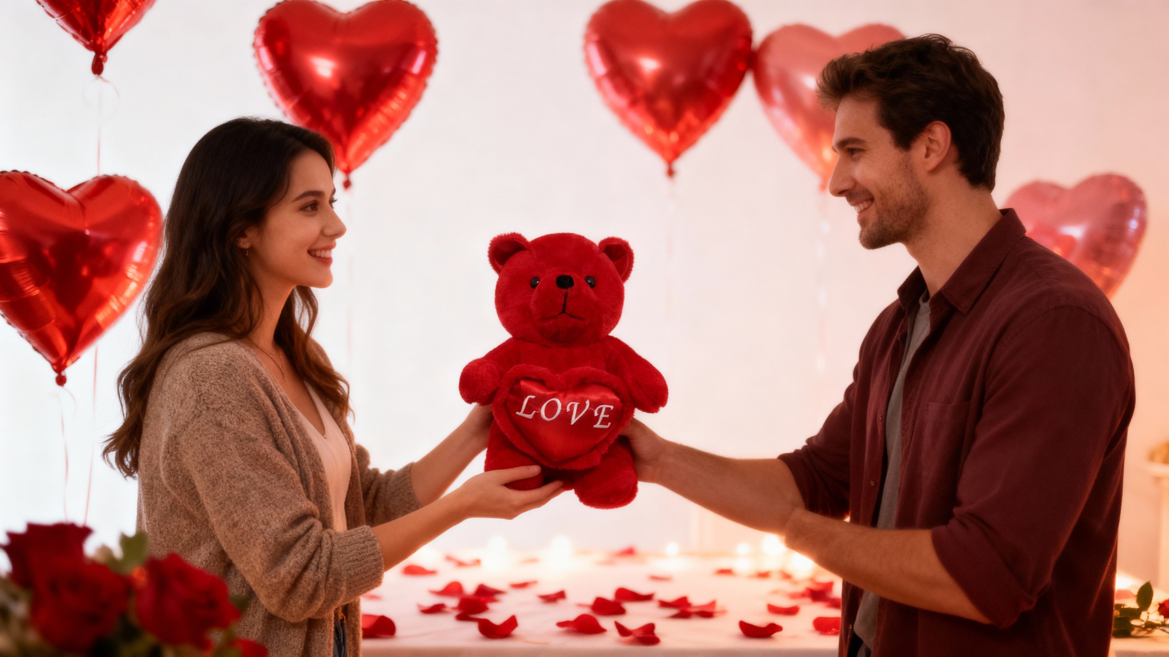 🧸 Ours en Peluche Rouge – Le Cadeau Parfait pour Petits et Grands