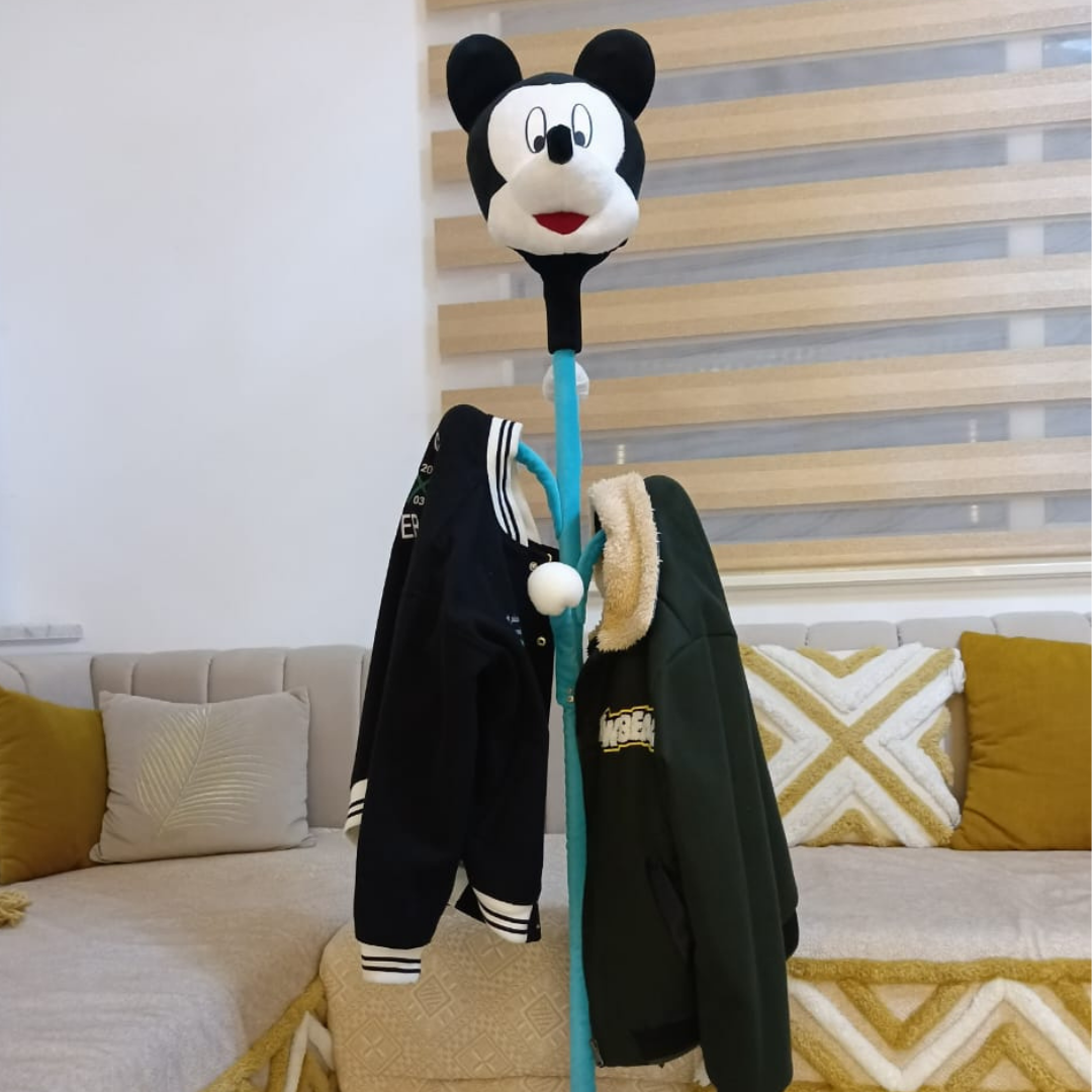 Porte-manteau “Mickey” — rangement ludique pour enfants