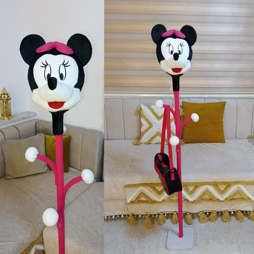 Porte-manteau pour enfant “Minnie” – Design doux et amusant