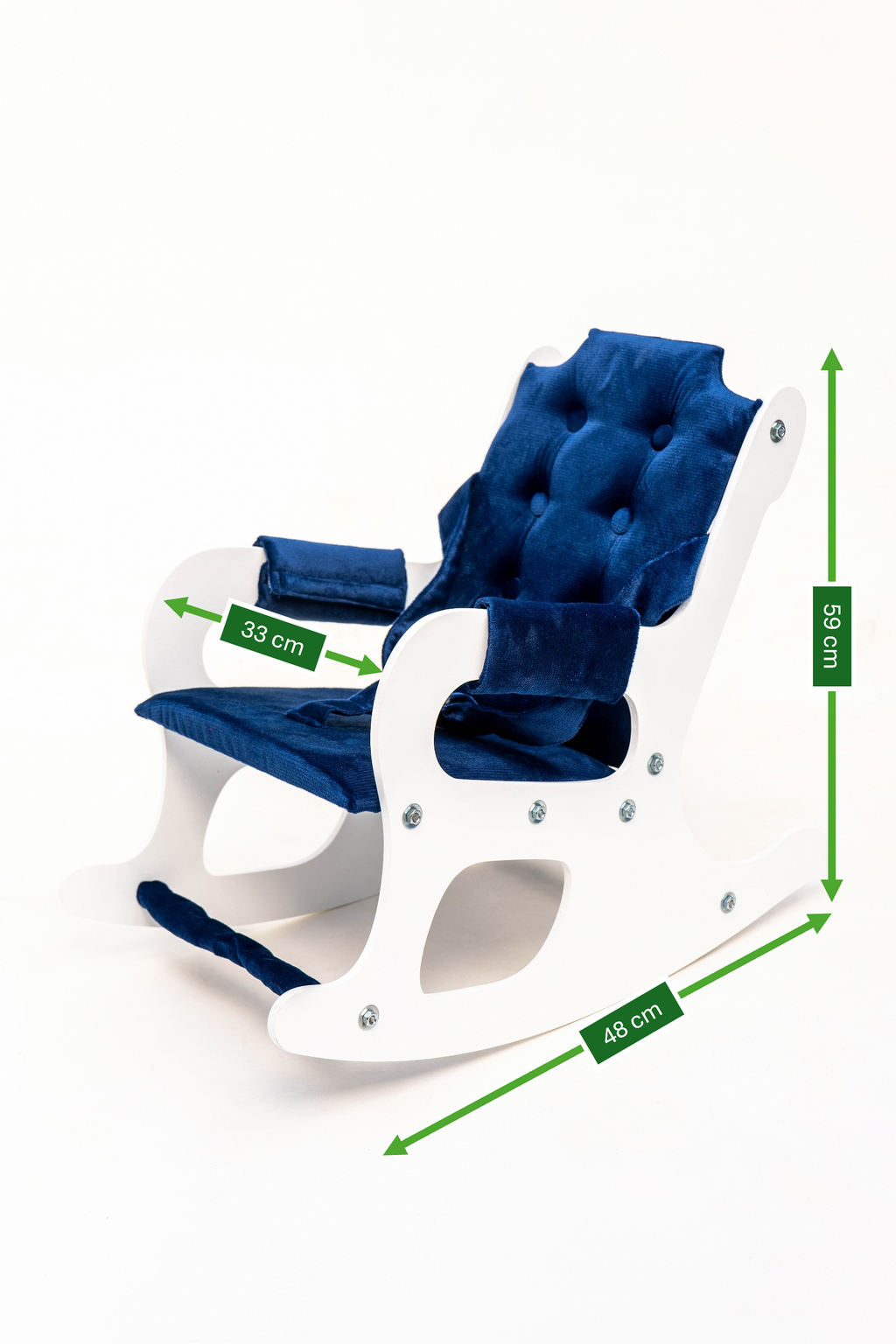 Chaise à bascule pour enfant – Design confort en bois