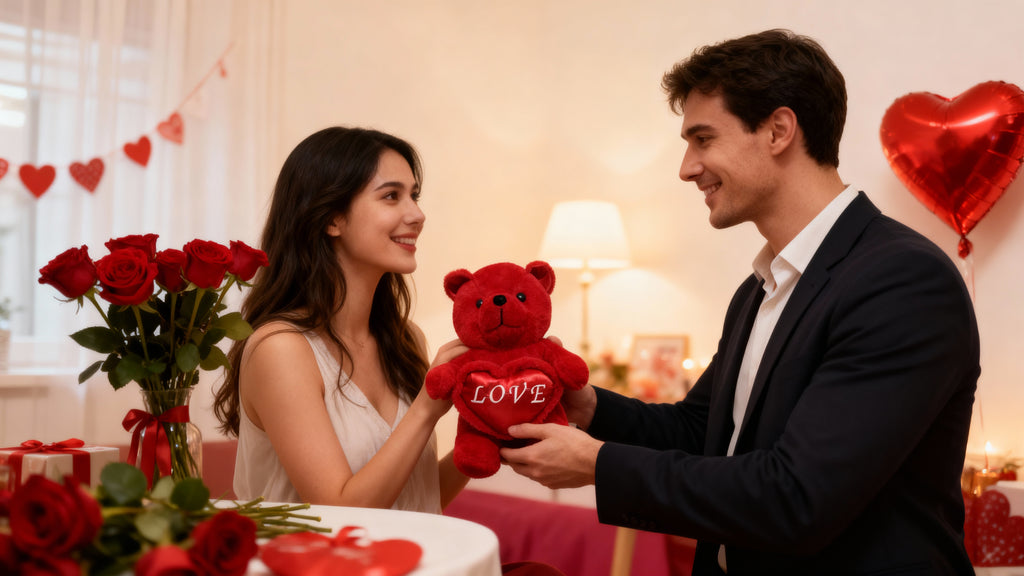 🧸 Ours en Peluche Rouge – Le Cadeau Parfait pour Petits et Grands
