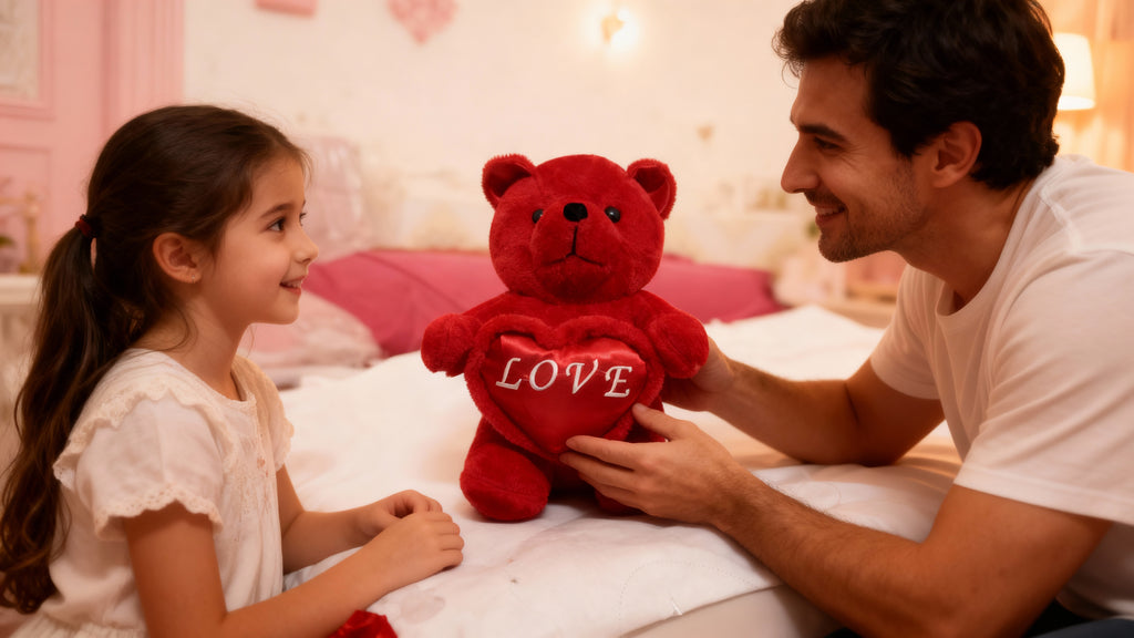 🧸 Ours en Peluche Rouge – Le Cadeau Parfait pour Petits et Grands