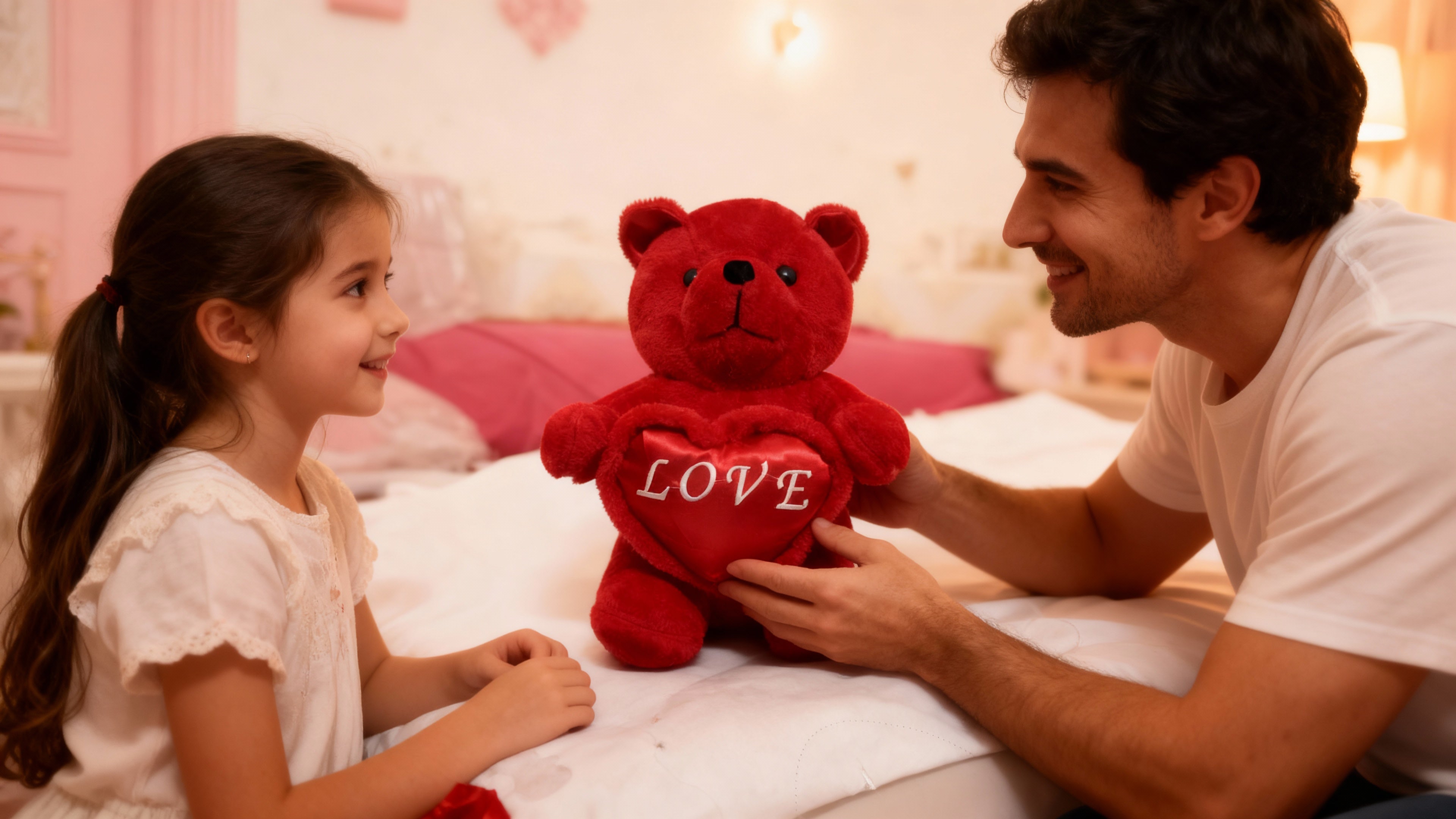 🧸 Ours en Peluche Rouge – Le Cadeau Parfait pour Petits et Grands