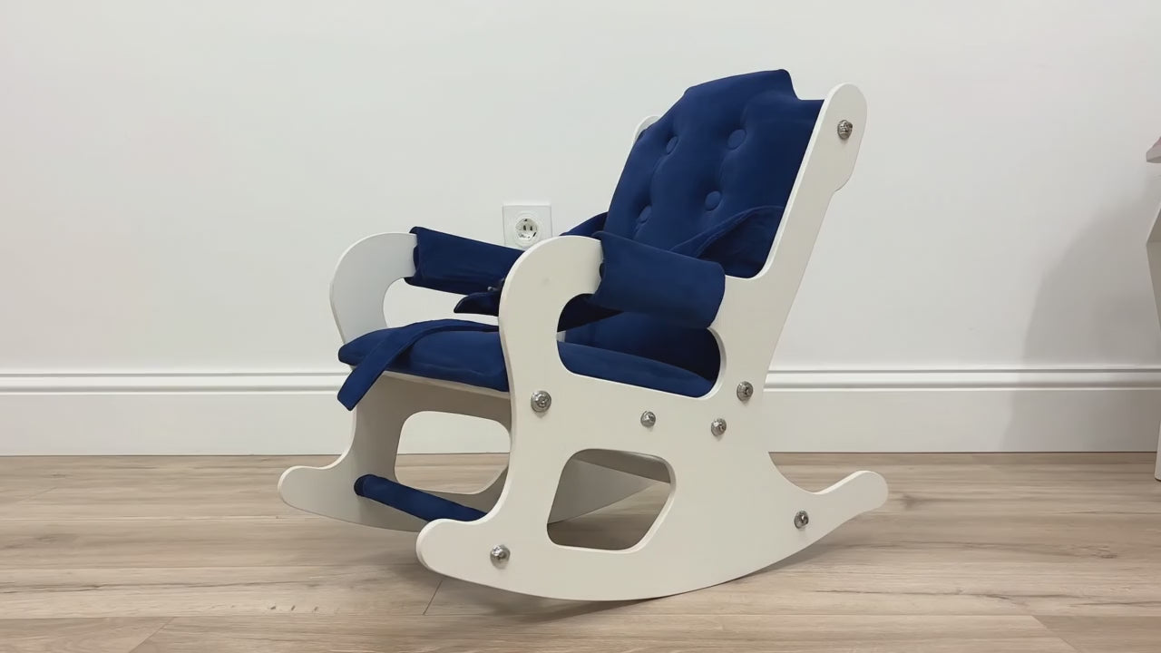 Chaise à bascule pour enfant – Design confort en bois