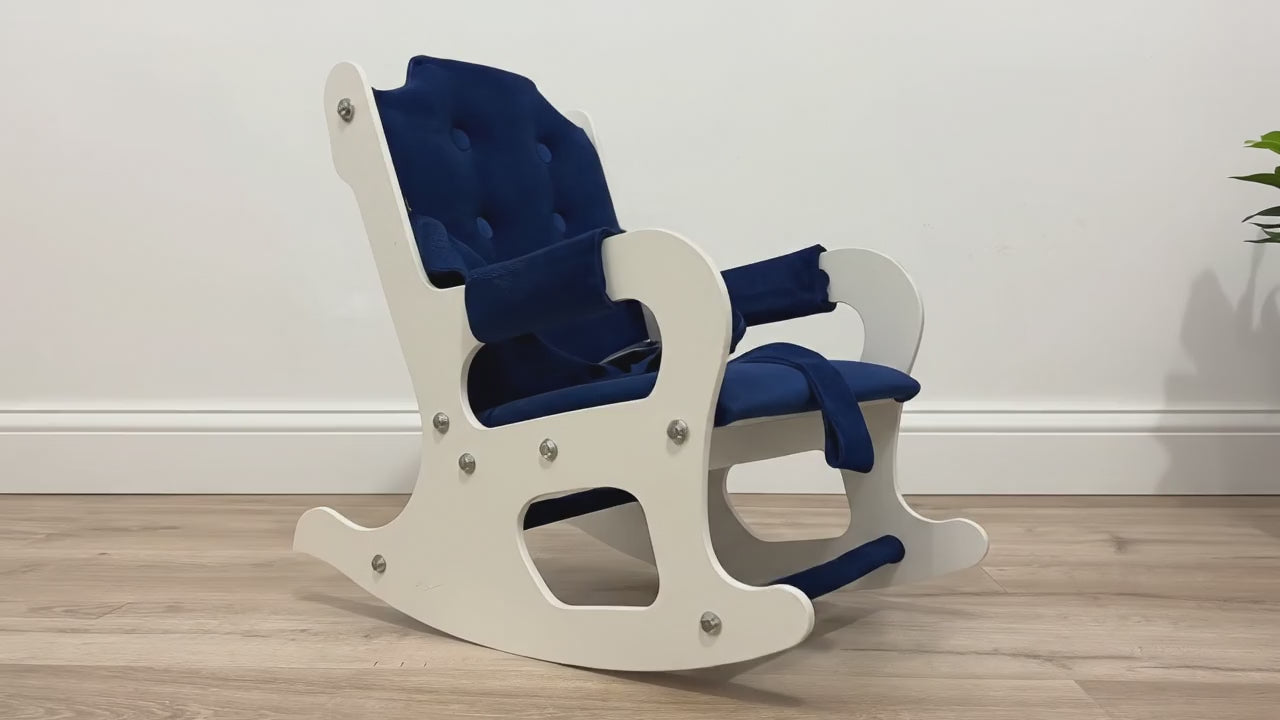 Chaise à bascule pour enfant – Design confort en bois