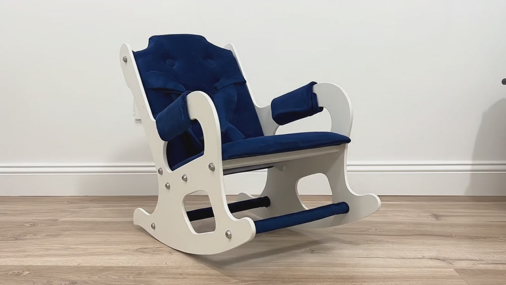 Chaise à bascule pour enfant – Design confort en bois