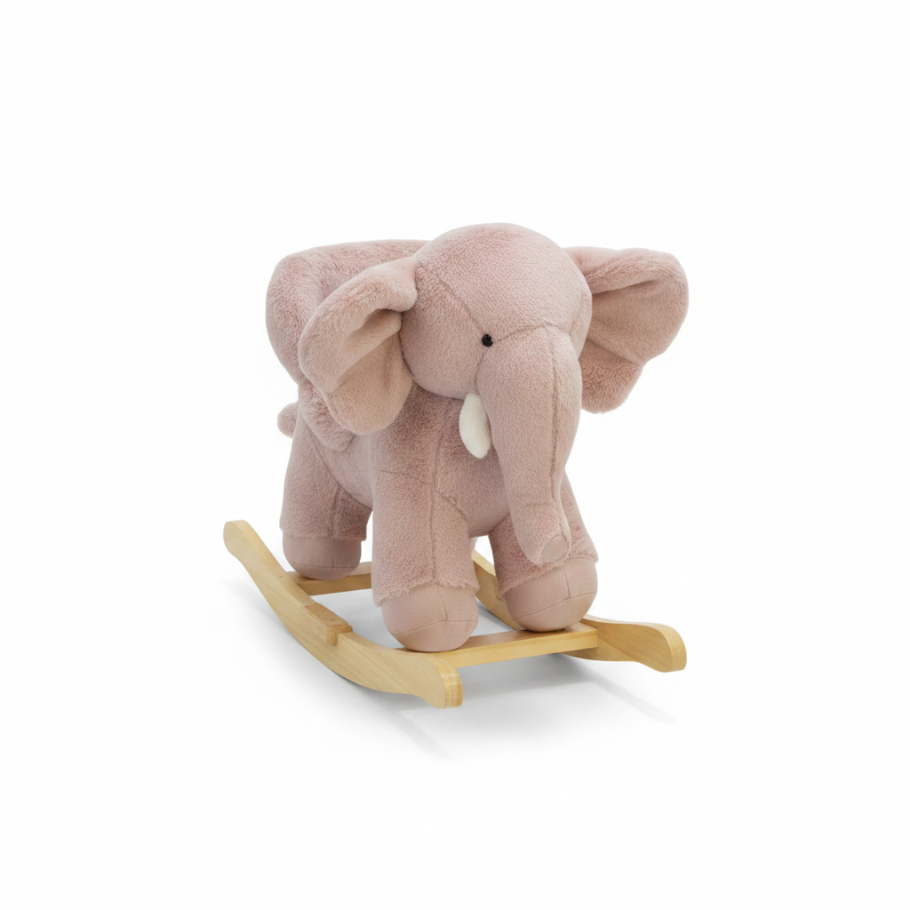 Éléphant à Bascule – Doux & Sécurisé