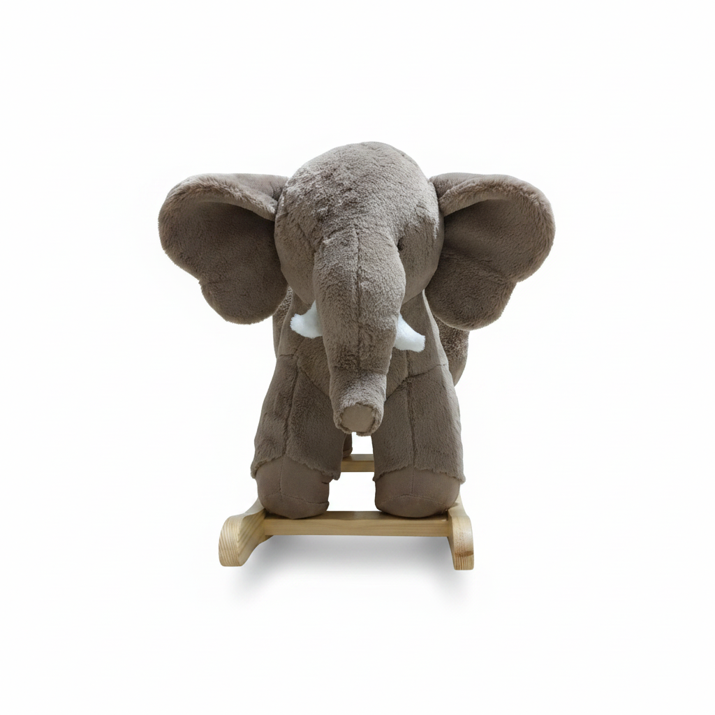Éléphant à Bascule – Doux & Sécurisé